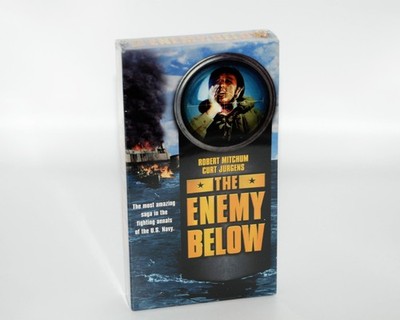 NEW The Enemy Below [VHS, 1991] Robert Mitchum, Curt Jurgens **SEALED**