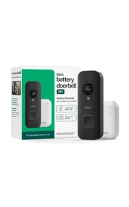 Blink Battery Doorbell 2K+ Wireless, Enhanced Audio, Sync Module Core Included