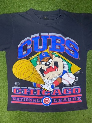 Remake Chicago Cubs MLB Looney Tunes Rare Design Navy T shirt HN3244