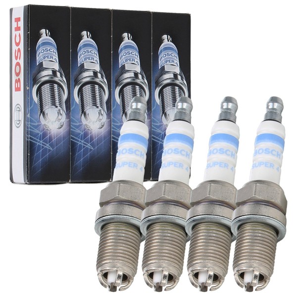 4X Bosch 0242232502 FR78X ZüNdkerze FüR Audi BMW Citroen Ford MB Peugeot VW-image