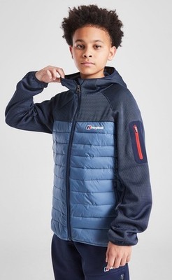 Berghaus Juniors Boys Girls Peak Hybrid Jacket Navy Blue 14