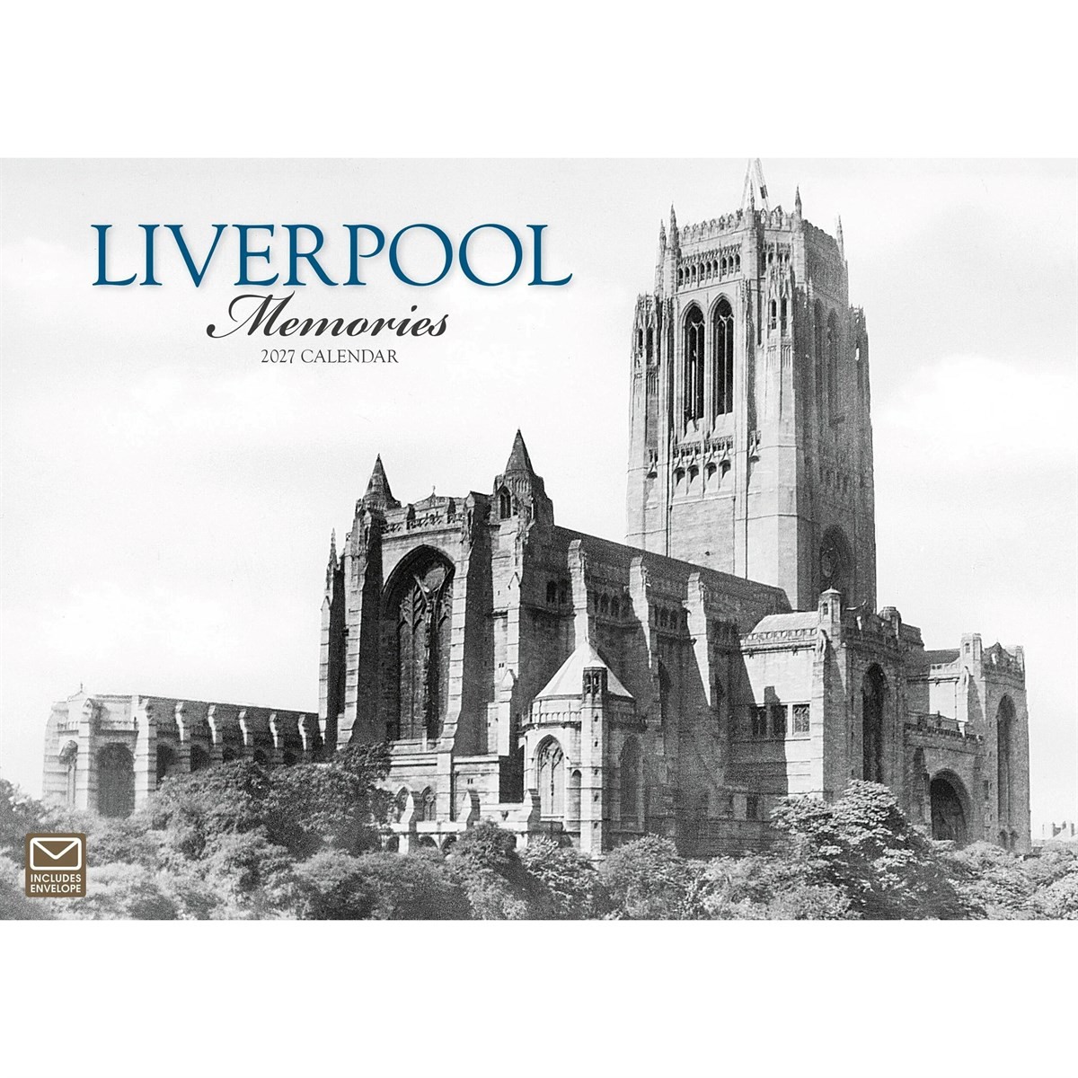 Liverpool Memories A4 Calendar 2027, Wall Calendars, Month To View, Travel, Gift