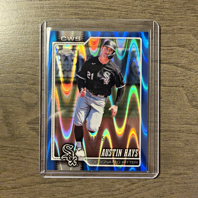Topps Chrome Austin Hays Chicago White Sox CWS-21 Parallel 27/150