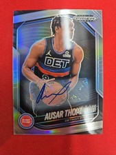 2024-25 Prizm Black Basketball Ausar Thompson Silver Prizm Autograph #90 JC