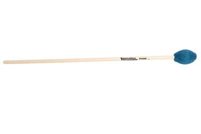 Innovative Percussion - IP400N - Hard Marimba Mallets - Teal Yarn - Natural