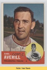 1963 Topps Earl Averill Jr #139 READ 9cm