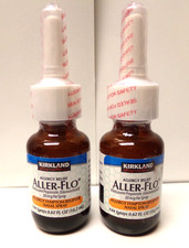 2 Bottles Kirkland Signature Aller-Flo Nasal Spray Allergy Relief 0.62 fl. oz.