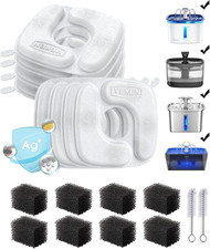 Veken Cat Water Fountain Filters, 8 Pack Replacement Filters  8 Pack Replacemen