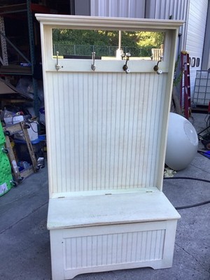 Tlc Bench Hall Tree with Storage Bench Entryway Bench with Coat Rack Needs Some ...