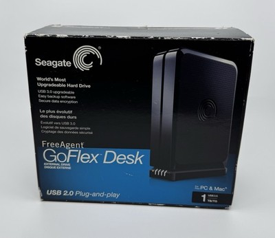 Seagate FreeAgent GoFlex Desk USB 2.0 External Hard Drive 1TB - New Open Box