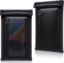 Anti-Theft Faraday Key Fob Protector Phone Pouch - Lightweight Durable