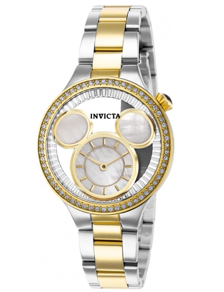 Invicta Disney Luxe 35mm Limited Edition Gold MOP Mickey Watch for Women 36265