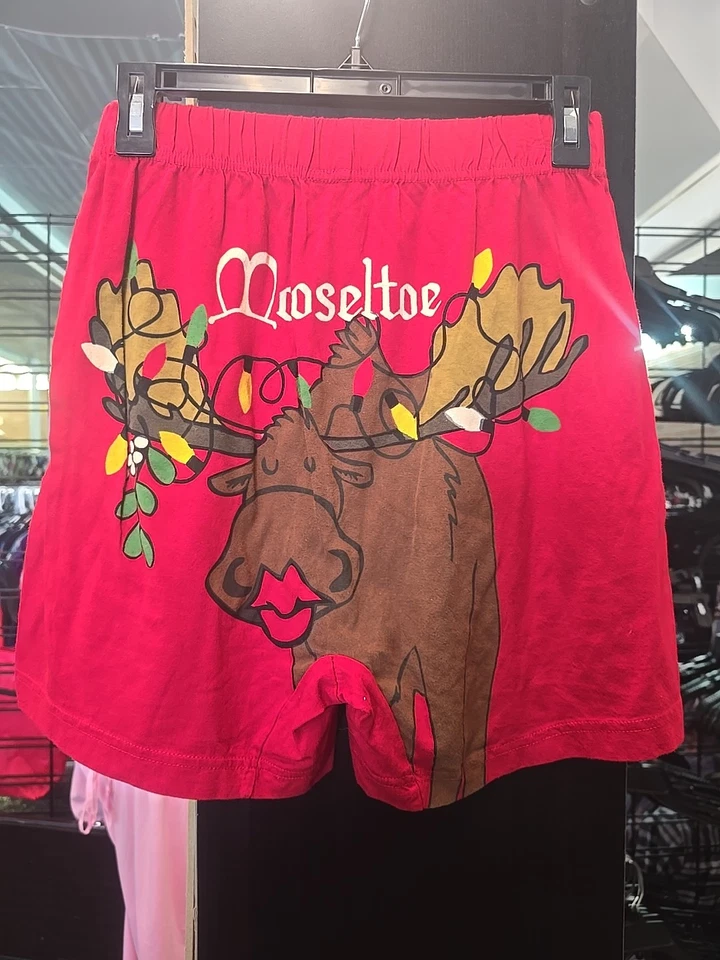 Lazy one Mens Boxer Shorts, Moose, Mooseltoe Christmas, Size Small - Image 4 of 4