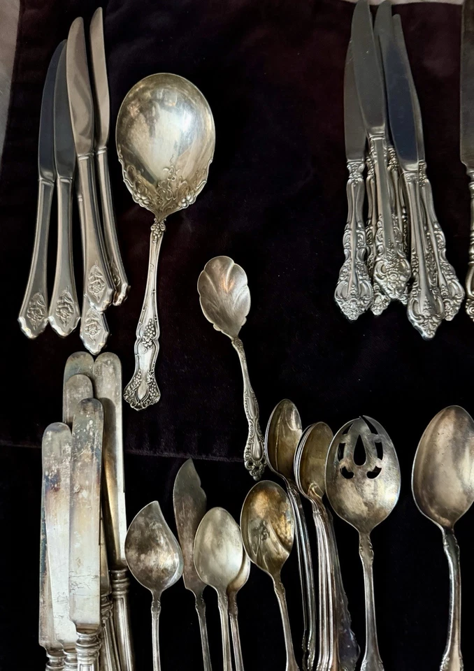 Old Mixed Silverware Reed&Barton Westmoreland Simeon L. & George H. Rogers Co - Изображение 3 из 4
