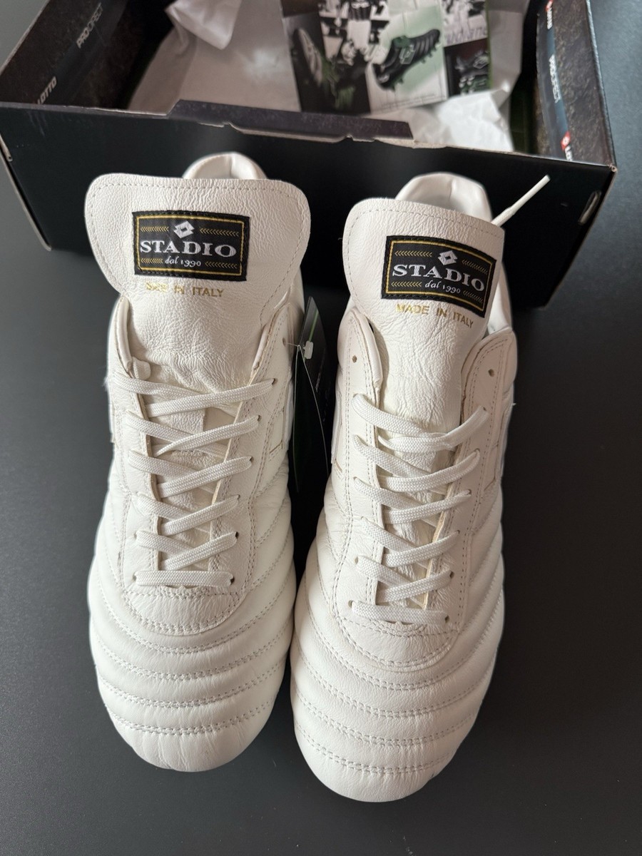 Lotto Stadio FG OG Made in Italia All White Size US 10 | eBay