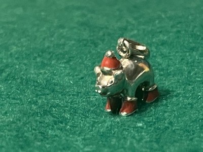 Thomas Sabo Schwein in roten Stiefeln und Hutanhänger 