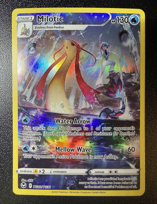 Pokemon TCG Milotic TG02/TG30 Silver Tempest Trainer Gallery Holo English UR