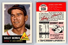 1991 Topps Archives 1953 #231 Solly Hemus