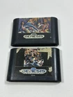 Streets Of Rage 1 + 2 Sega Genesis Authentic Tested Vintage Cartridges
