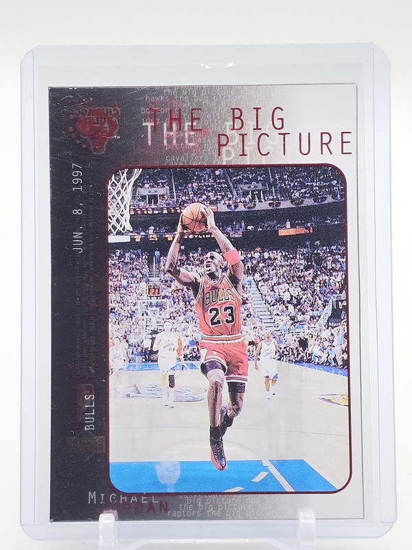 MICHAEL JORDAN 1997-98 UD3 THE BIG PICTURE NO. 45 CHICAGO BULLS Q6277