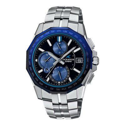 Casio OCWS6000-1A Oceanus Manta Faceted Bezel Sapphire