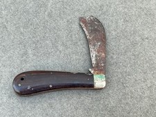 vintage case XX 5 Dot hawkbill knife Broken Blade For Parts Only Read