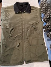 Vintage J.Crew Made in USA Nylon Fleece Lined Field Jacket Men's L Olive Green
