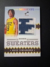 2023-24 Panini NBA HOOPS Rookie Sweaters Brice Sensabaugh #RSW-BSE (MEM RC) Jazz