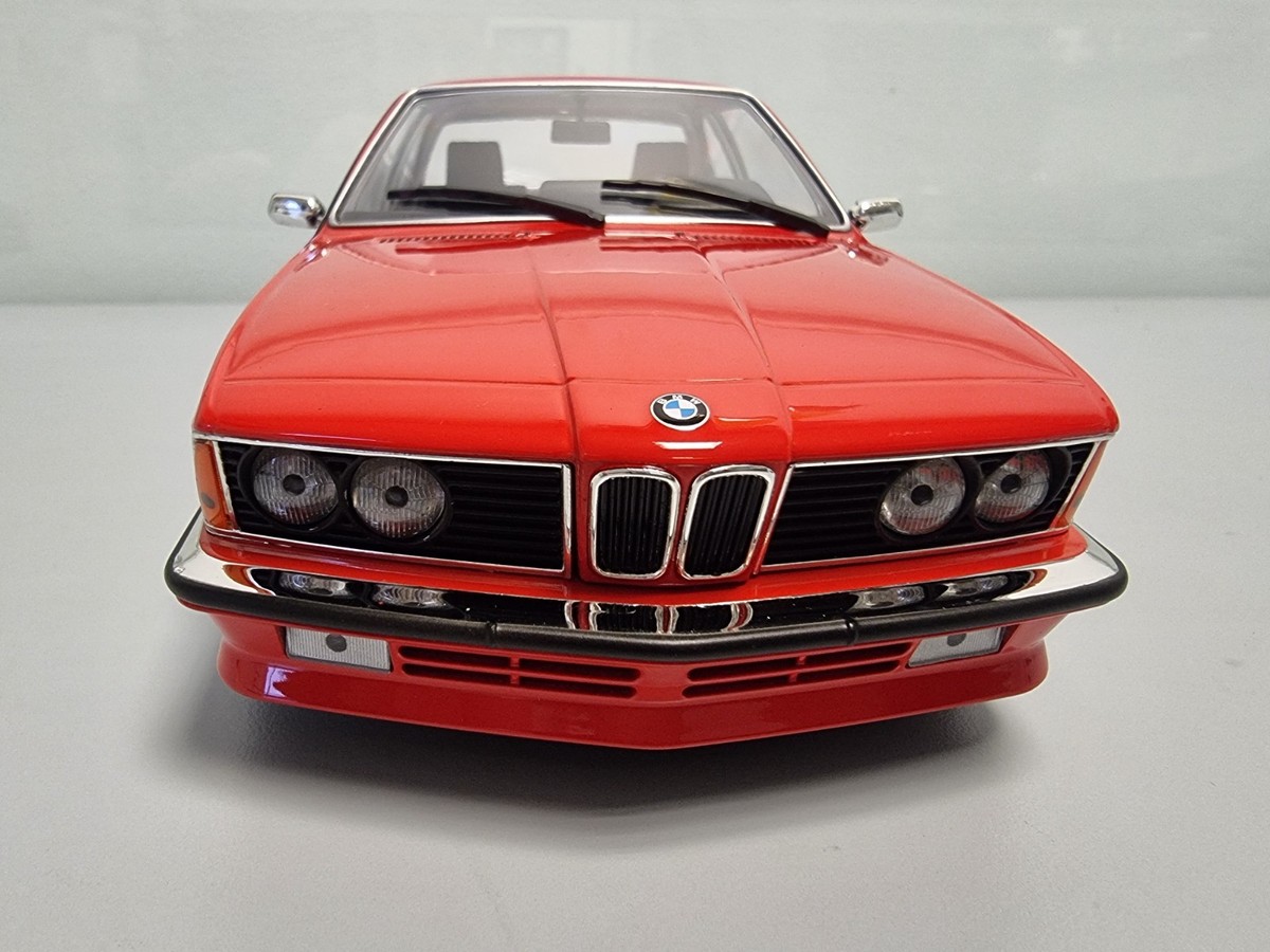 NEW MINICHAMPS BMW MINIATURE 1982 635 CSI RED DIECAST MODEL 1:18