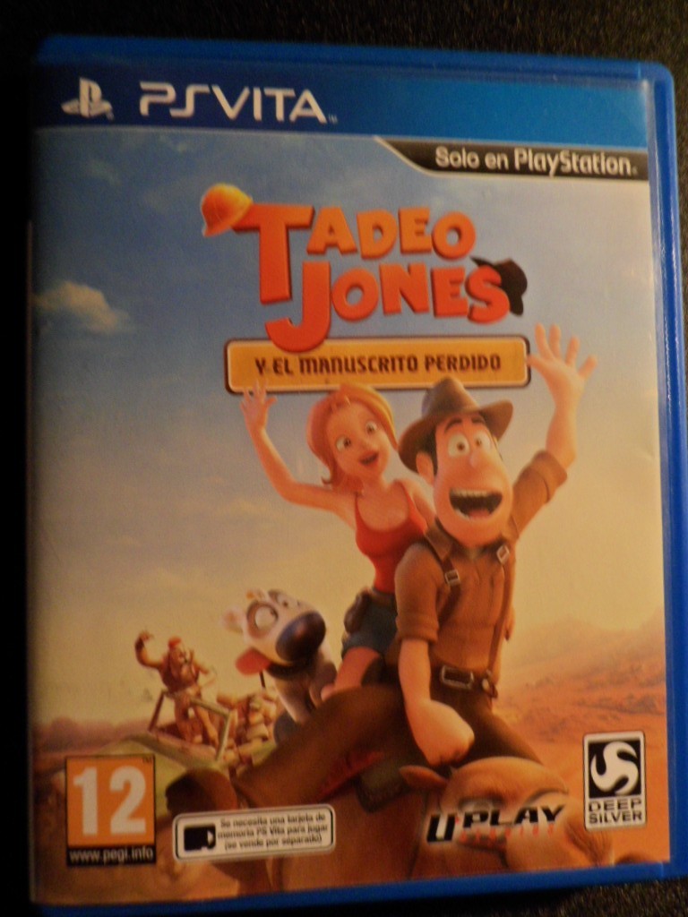 Tadeo Jones y El Manuscrito Perdido PS VITA Aventura en castellano in english