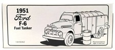 First Gear 19-1836 1:34 Scale Texaco Colwell Oil 1951 Ford F-6 Fuel Tanker