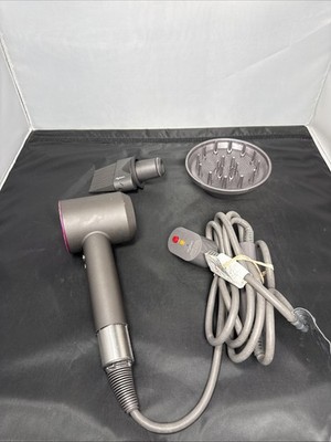 Dyson Supersonic HD07 Hair Dryer Iron Fuchsia Pink 1600W 2 Attachments