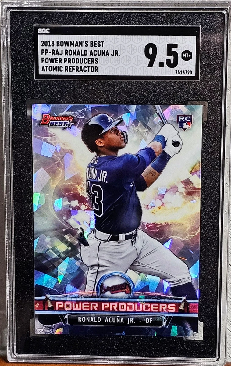 Bowman Ronald Acuña Jr. Baseball 2018 Season Sports Trading Cards