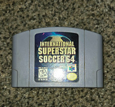 International Superstar Soccer 64 Nintendo 64 N64 Game Pak Cartridge NTSC-U/C KA