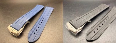 21mm FKM Rubber Strap & Clasp for Omega Speedmaster, Seamaster, or Planet Ocean