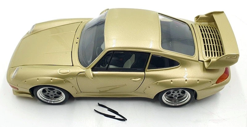 UT 1/18 Scale Diecast DC31323D - Porsche 911 GT - Gold - Image 3 of 4