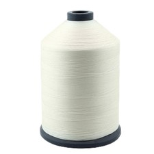 Tex 70 Bonded Nylon Thread 69, 6000 Yards Spool for Leather Upholstery- White