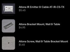 Atlona AT-UHD-EX-70C-KIT Parts  OPEN BOX  4K/UHD HDMI AT-UHD-EX-70C-RX