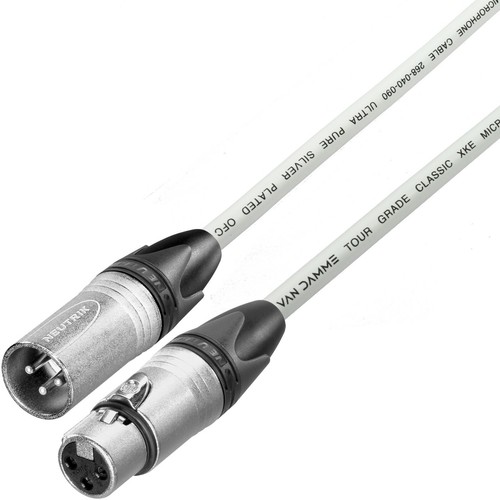 Parche de micrófono Van Damme cable plomo macho a hembra XLR neutro 10 colores - Imagen 11 de 11