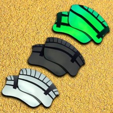 3Pair Lenses Replacement for-Oakley Flak Jacket XLJ Polarized-Silver Black Green