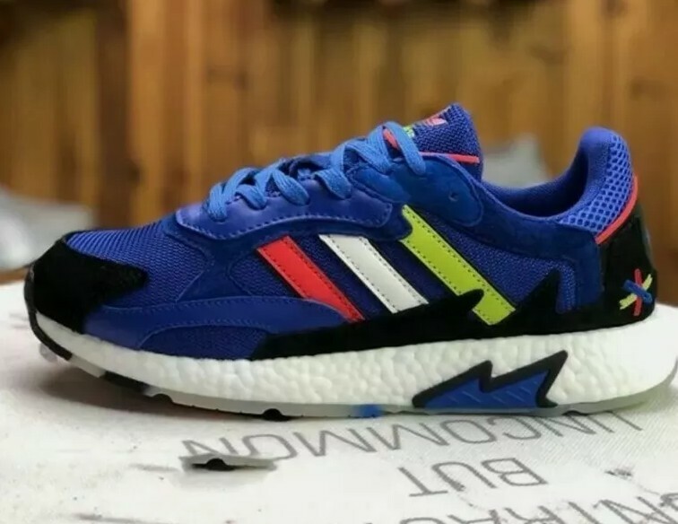 Adidas Originals Tresc Run BOOST EE5685 Men's Running Shoes blue  100% AUTHENTIC