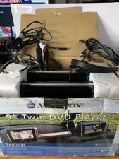 Audiovox 9" Twin DVD Player PVS72901 Used Tested Working Fine