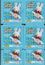 50 paquets LAPINS CRETINS stickers cartes CARREFOUR Panini image booster