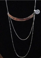 Silpada Triple Tier Necklace 925 Sterling Silver New