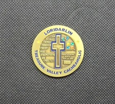 LORIDARLIN v1 Personal Geocoin VHTF NONTRACKABLE