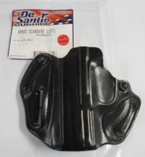 Desantis 002 OWB Leather Holster Fits FN FNS 9/40 Compact Left Hand Black  J 6