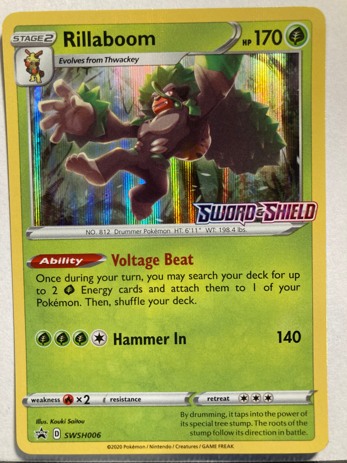 Rillaboom SWSH006 - Pokemon - LP