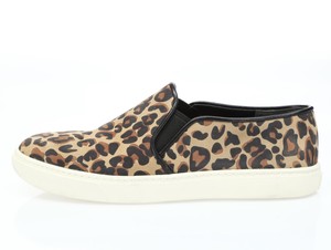 leopard slip on sneakers