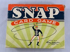Vintage SNAP card game - 1954 Parker Bros - Great Art Graphics on Cards