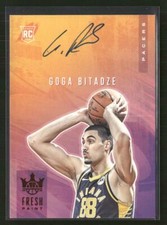 2019-20 Panini Court Kings #FP-GBI Goga Bitadze Fresh Paint Ruby #/99 Auto RC